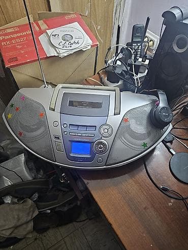 Музыкальный центр Panasonic RX- ES27. Магнитофон, CD, radio AM/FM