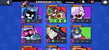Brawl Stars oyun hesabı – geniş döyüşçü kolleksiyası Xüsusiyyətlər: - — 5