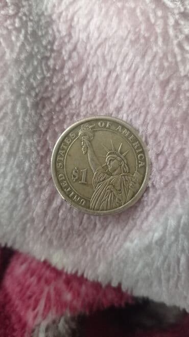 Əntiq saatlar: ABŞ 1 dollar xatirə sikkəsi – John Quincy Adams - Seriya: United — 2