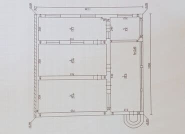 ismayillida satilan evler: 4 otaqlı, 95 kv. m, Kredit yoxdur, Orta təmir — 3