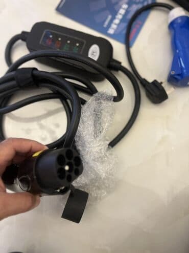 автомобильное зарядное устройство: Məhsul: Daşınan EV şarj cihazı (Type 2) Xüsusiyyətlər: - Type 2 — 1