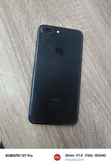 rus telefon: IPhone 7 Plus, 128 GB, Qara, Zəmanət — 2