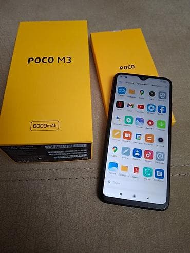 redmi niye 9: Poco M3, 128 GB, rəng - Qara, Barmaq izi — 7