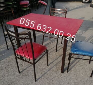 heyet ucun oturacaqlar: Dəniz qiragi üçün stol stul desti, kafe və cayxana üçün stol stul — 1