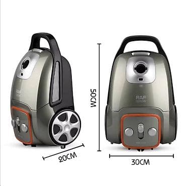 tostur: RAF R.8700 tozsoran - Güclü mühərrik: 3200W - Vakuum gücü: 24 000 Pa — 3