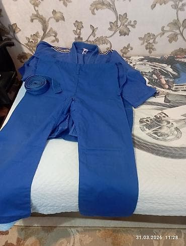 Sambo/Judo geyim dəsti – mavi rəng - Brend: Stop Sports (etiketdə