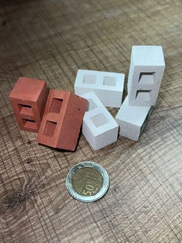 inzibati xəritə: Mini hörgü bloku – stolüstü dekor və model konstruksiya üçün. -Qiymət — 1