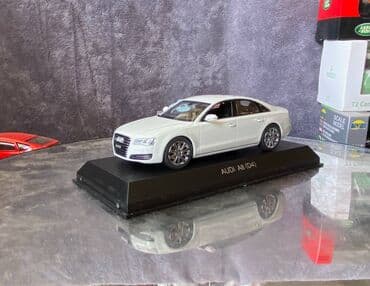 10 qepik: Коллекционная модель AUDI A8 D4 white 2010 Kyosho Scale 1:43 Art. — 12