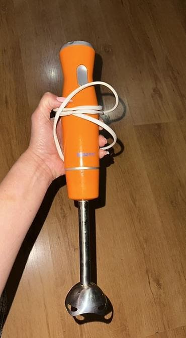 Əl blenderi – narıncı korpus, paslanmayan poladdan iş başlığı - Tip lalafo.az -da Əl blenderi – narıncı korpus, paslanmayan poladdan iş başlığı - Tip