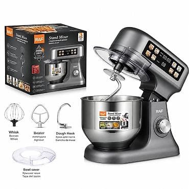 spiral mikser: RAF Stand Mixer R.6607 – 3‑ü 1‑də stasionar mikser - Güc: 2000W - 12 — 2