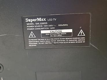 dreamstar iptv activation code: SuperMax LCD TV – SML3288SS (32") Sınıqdır. Qida kabeli və pultu — 4