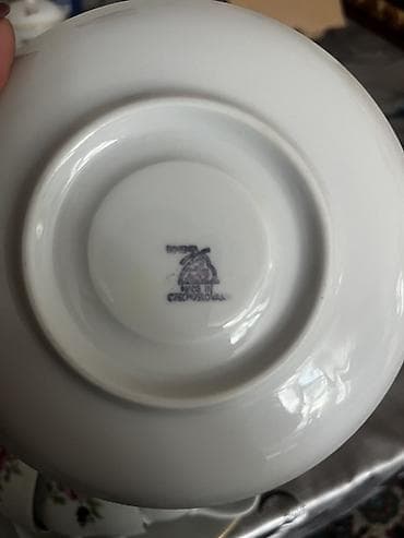 cay: Çay dəsti, rəng - Ağ, Farfor, Bohemia, 6 nəfərlik — 2
