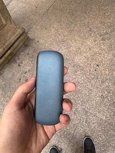 elektron qelyan satisi: IQOS elektron tütün qızdırma cihazı – göy/mavi tonlarda portativ şarj — 1