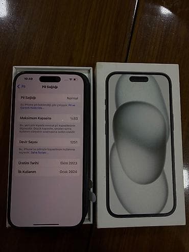 hp 15: IPhone 15, 128 GB — 3