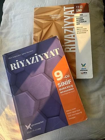 Buraxılış və qəbul imtahanlarına hazırlıq üçün kitablar dəsti satılır