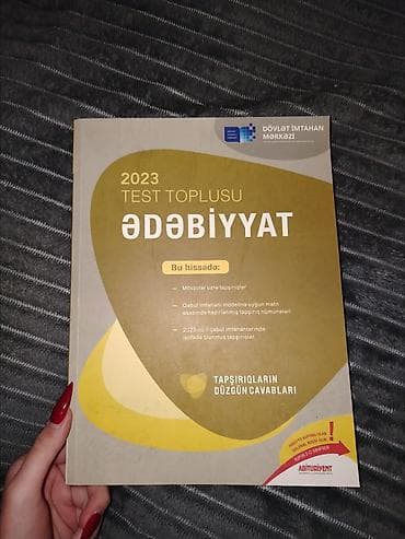Məhsul: “Ədəbiyyat – 2023 Test Toplusu”yeni nesildir bu ilinkinden