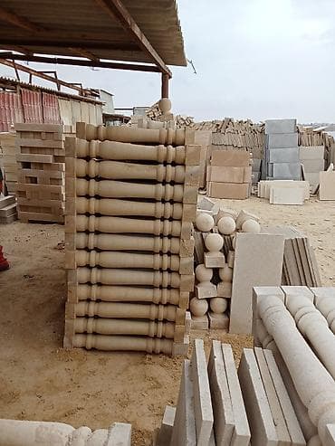 Сантехника: Daş məhəccər və dekorativ elementlər - Material: təbii daş (kəsilmiş — 1