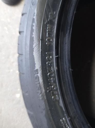 Nəqliyyat: Məhsul: Avtomobil şini Ölçü və göstəricilər: - 275/40 ZR21 - Yük — 2