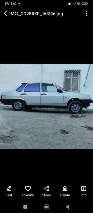 Model: VAZ 21099 (Lada Samara), 4 idyal masin isdyener narhat ede