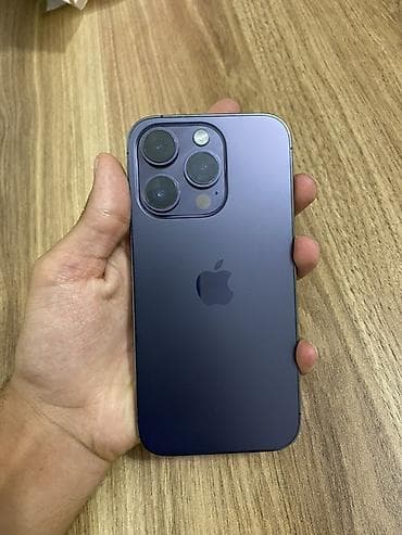 iphone xs pro max: IPhone 14 Pro, 128 GB, Deep Purple, Face ID — 1