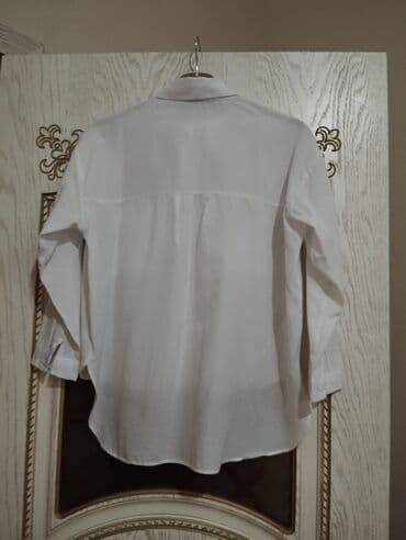 черная шифоновая рубашка: Köynək40L razmer — 2