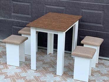 yazı masa: Mətbəx üçün, Yeni, 4 stul — 11