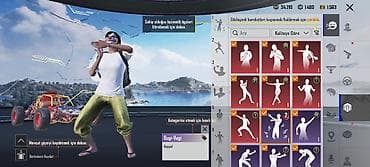 pubg mobile panda seti: PUBG Mobile, Buz M4 1sv, S2 maska, nadir başlıq, cürbəcür emojilər — 6