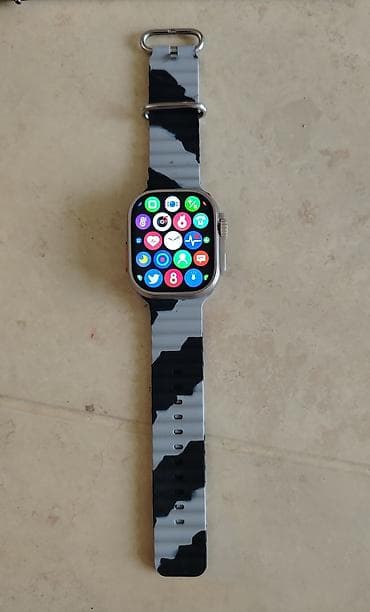 apple smart saat: Yeni, İdman Saat dəsti, rəng - Gümüşü — 2