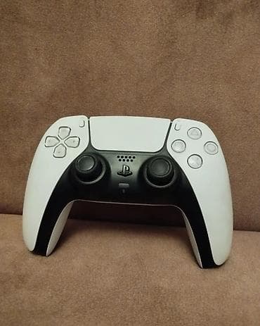 ucuz noutbuklar: PlayStation 5 DualSense simsiz oyun pultu - Rəng: ağ-qara - Model — 1