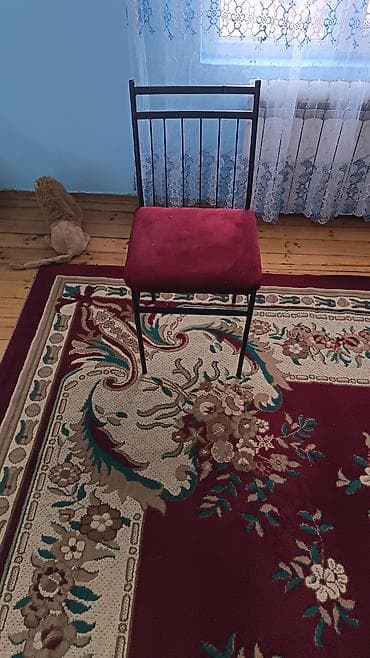 kukna mebel: Mətbəx üçün, rəng - Bordo Stul — 1