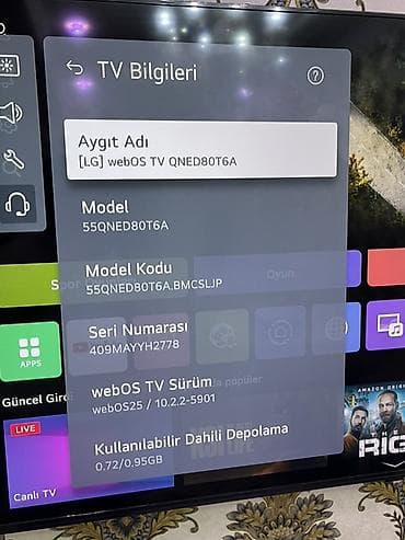 supermax televizor: Televizor LG QNED 55" — 3