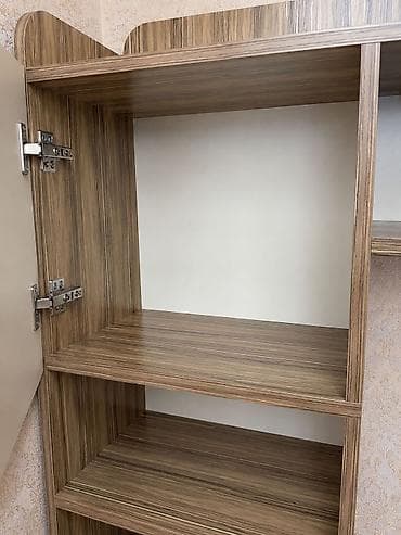 Ev və bağ: Künc modullu iş masası və üst dolab dəsti - Material: laminat/LDSP — 3
