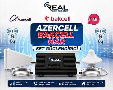 sazz internet ehate dairesi: REAL GSM Booster – mobil siqnal gücləndirici set - Azercell, Bakcell — 1
