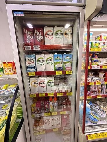 Mini-market üçün avadanlıq və dolu mal assortimenti Təsvir: - Süd və