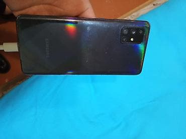 iphone 20 pro max: Samsung Galaxy A51, rəng - Qara, Barmaq izi — 2