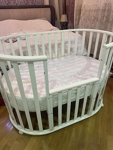 sadə matras: Oğlan və qız üçün, Yumru, Beşik, Dəstsiz, Matras ilə, Yellənmə mexanizmsiz — 2