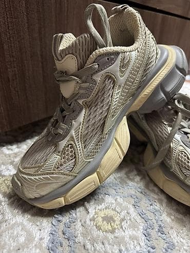 ket ayaqqabilar: Balenciaga tərzində iri altlı idman ayaqqabıları - Rəng: bej-boz — 3