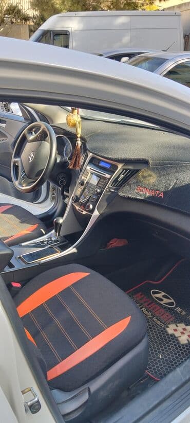 фольксваген новый кузов: Hyundai Sonata sedan - Kuzov: ağ rəng, 4 qapılı sedan - Salon: qara — 2