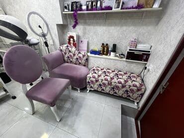 Təmir və tikinti: Gözəllik salonu üçün mebel dəsti - Rəng: bənövşəyi/çəhrayı tonlarda — 1