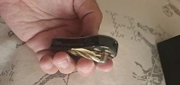 xaç: Mini flip-flop açarlıq - Dizayn: Qara əsas üzərində qızılı kəllə və — 2