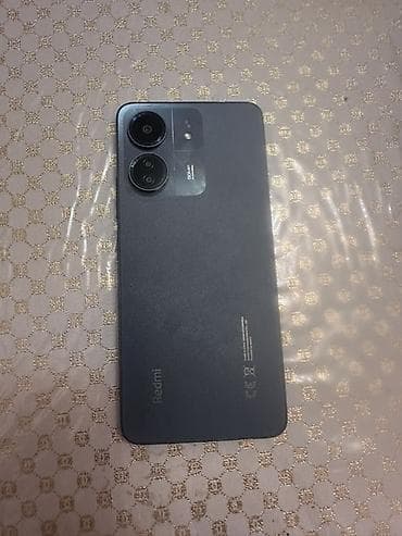 tv tuner box: Redmi 13C, 256 GB, rəng - Göy, Barmaq izi, İki sim kartlı, Face ID — 3