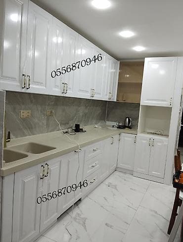 mebel metbex: Sifarişlə mətbəx dəsti, Özü çəkən petlələr, Sadə laminat, Kredit yoxdur, Pulsuz çatdırılma — 5