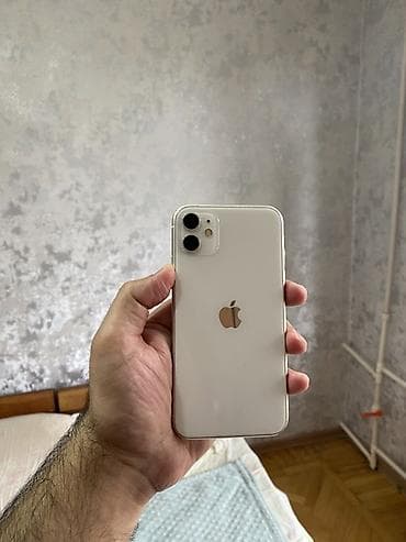 IPhone 11, 64 GB, Ağ, Face ID