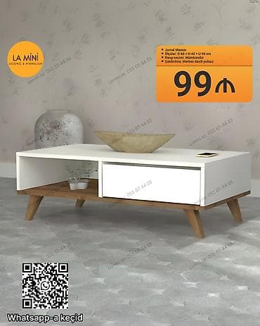 Jurnal masası – LA MİNi (Laconic & Minimalism) - Ölçülər: D 60 × lalafo.az -da Jurnal masası – LA MİNi (Laconic & Minimalism) - Ölçülər: D 60 ×