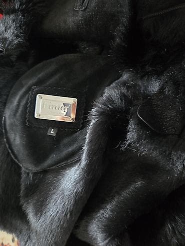 qara etek: Kürk, Adl, XL, rəng - Qara — 8