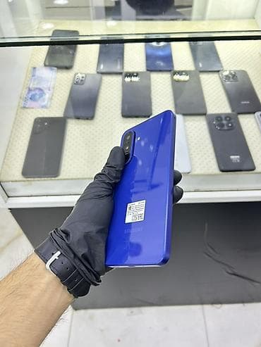 samsung galaxy tab a: Samsung 256 ГБ, цвет - Голубой, Гарантия, Беспроводная зарядка, Face ID — 3