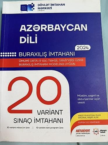 array informatika test toplusu pdf: Riyaziyyat Testlər 9-cu sinif, DİM, 2-ci hissə, 2023 il — 6