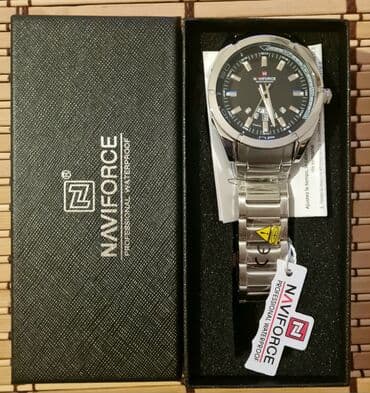 irshad telecom is saatlari: Yeni, Qol saatı, NaviForce, rəng - Qara — 5