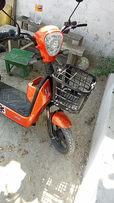 Elektrik skuter – Jinying brendi, narıncı rəng Xüsusiyyətlər: - — 3