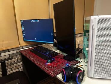 vətən komputer: 1800 azn 2x 27 inc monitor, 180 hz, 10 bit, İPS, + PASTAFKA — 5